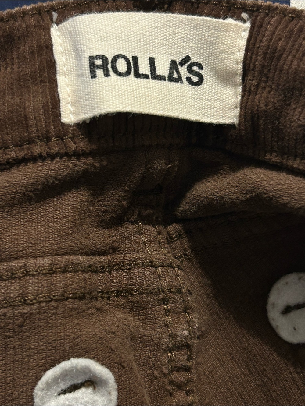 ROLLA'S Dallas Bootcut Lowrise Corduroy Pant 29x31 Granola Coastal Cowgirl EUC - Picture 8 of 16